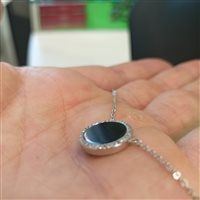 Collana Vidali Gioielli Donna in Argento Onice COAR-52-34 - COAR-52-34